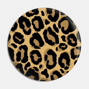 Wild leopard skin design pattern Pin