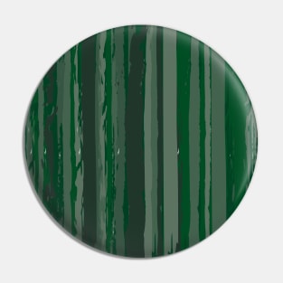 Painted Green Stripes Pin