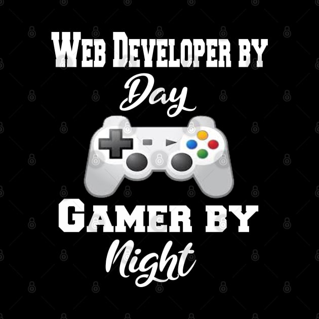 Web Developer By Day Gamer By Night by Emma-shopping