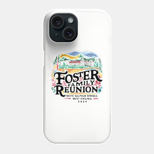 Foster Family Reunion - Black Text Phone Case