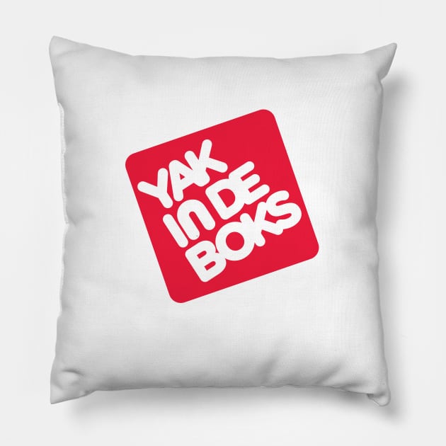 Yak In De Boks Pillow by Heyday Threads