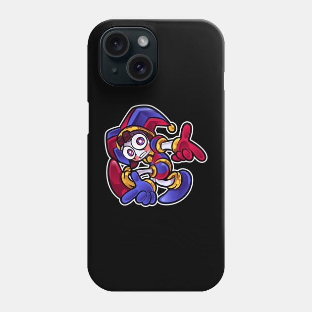 Pomni Adventure Digital Circus Phone Case by lolo_aburto