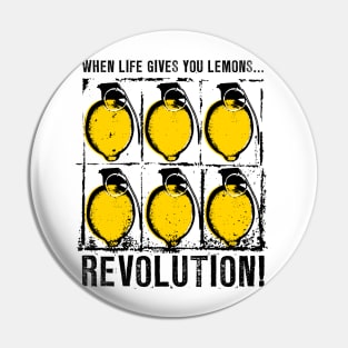 Lemon Revolution Pin