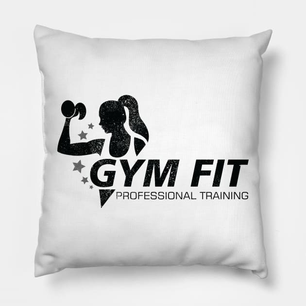 GYM FIT Lifestyle Stay Safe and motivated Best Outfit Pillow by Meryarts