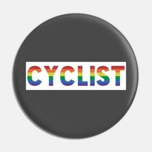 Gay Pride Cyclist Pin