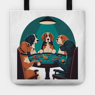 Five Dogs Ante Up for Poker Night Tote