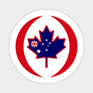 Australian Canadian Multinational Patriot Flag Series Magnet