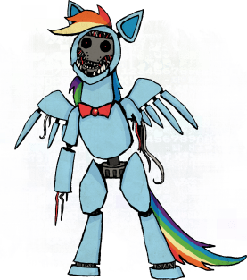 My Little Pony - Rainbow Dash Animatronic Magnet