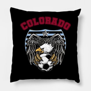 Colorado Soccer Pillow