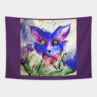 Fox in the Forest Tapestry