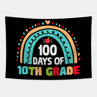 100th day Of School 10th grade Teacher Tapestry