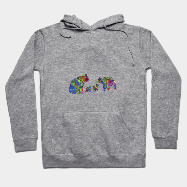 bear family hoodie