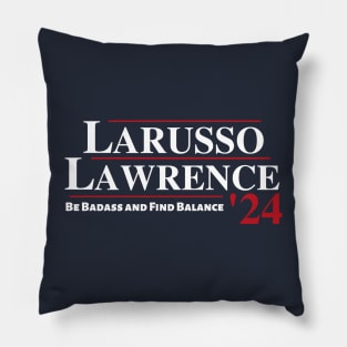 Johnny Lawrence and Daniel LArusso Presidential ticket 2024 Pillow