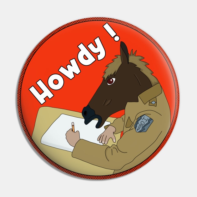 Howdy Horse Pin by DiegoCarvalho