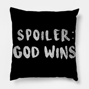 god wins Pillow