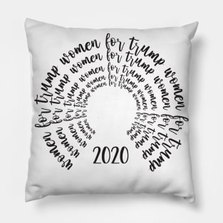 Women For Trump 2020 Pillow