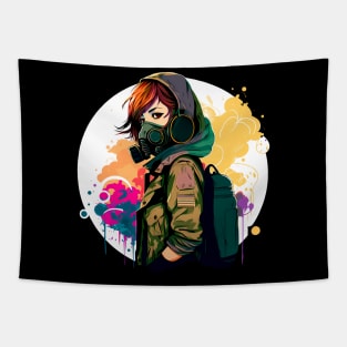 Girl industrial Tapestry