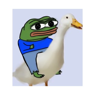 meme pepe and duck T-Shirt
