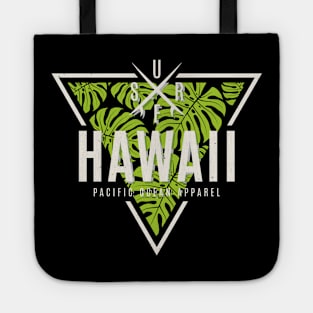 Hawaii surf design, print, typography Tote