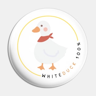 White duck 100% Pin