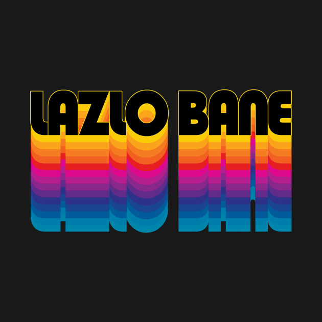 Lazlo Bane Rainbow Logo by Lazlo Bane Official Merch