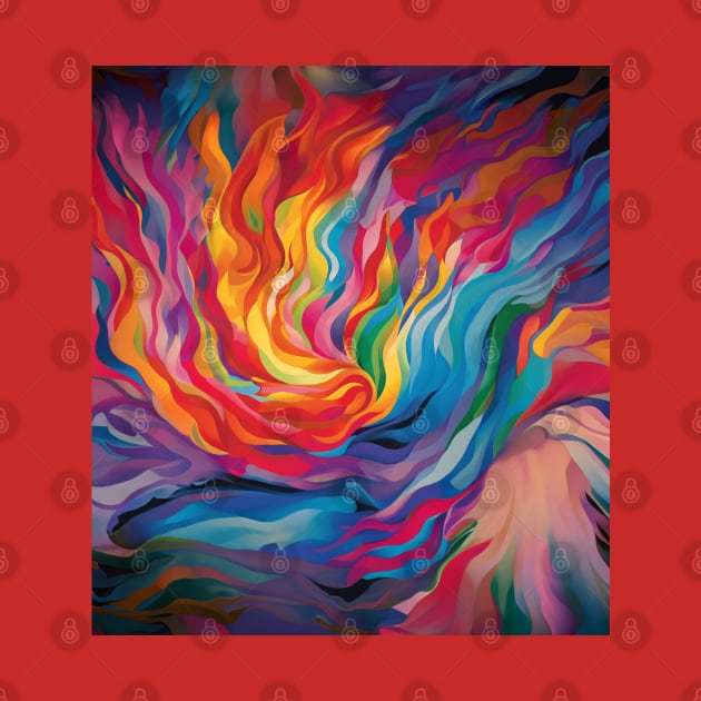 Vibrant Chromatica: Abstract Art Masterpiece by Rafael Pando