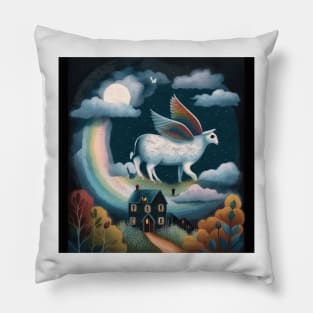 Naïve Art Birds 08 Pillow