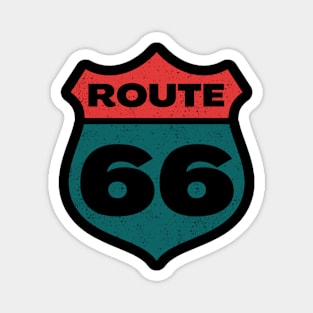 Route 66 Highway Magnet