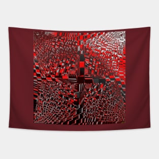 Abstract Cross on Golgotha Tapestry