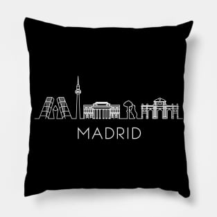 Madrid Skyline Pillow