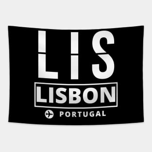 LIS - Lisbon airport code Tapestry
