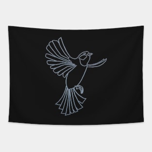 Bird In Flight Tapestry