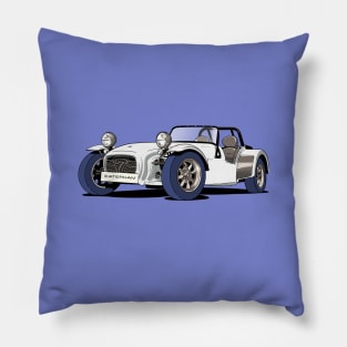 Caterham 7 in white Pillow