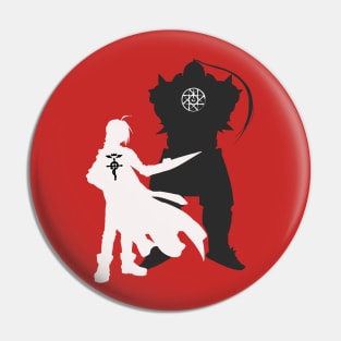 Edward and Aplhonse Elric FullMetal Alchemist Pin