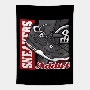 AJ 4 Retro Bred Sneaker Tapestry