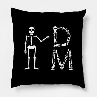 DM Game Master Halloween Skeleton Dungeons Crawler and Dragons Slayer Tabletop RPG Addict Pillow