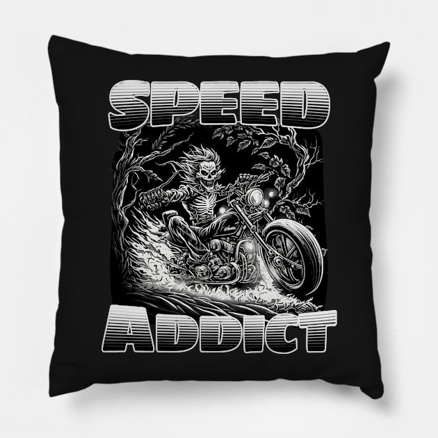 Speed Addict Pillow by pxdg