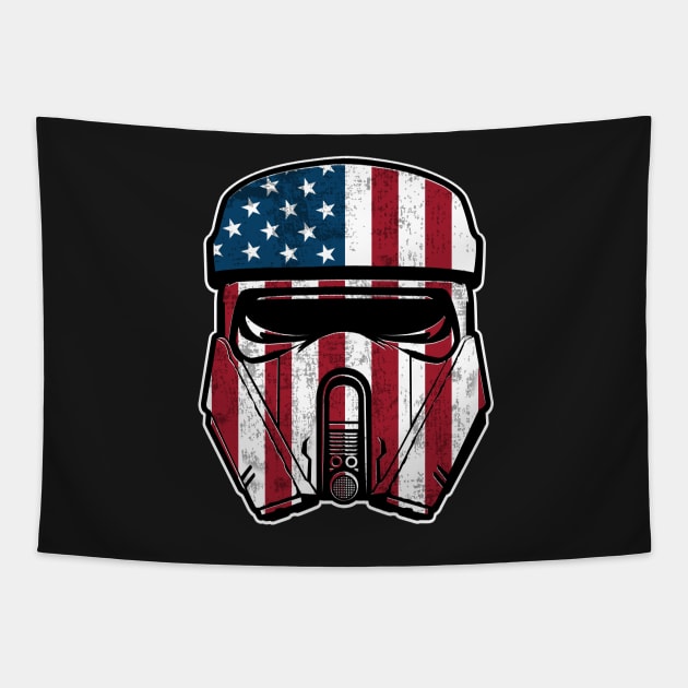 Patriot trooper V1 Tapestry by MatamorosGraphicDesign