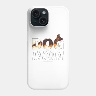 Dog Mom - German Shepherd oil painting wordart Phone Case