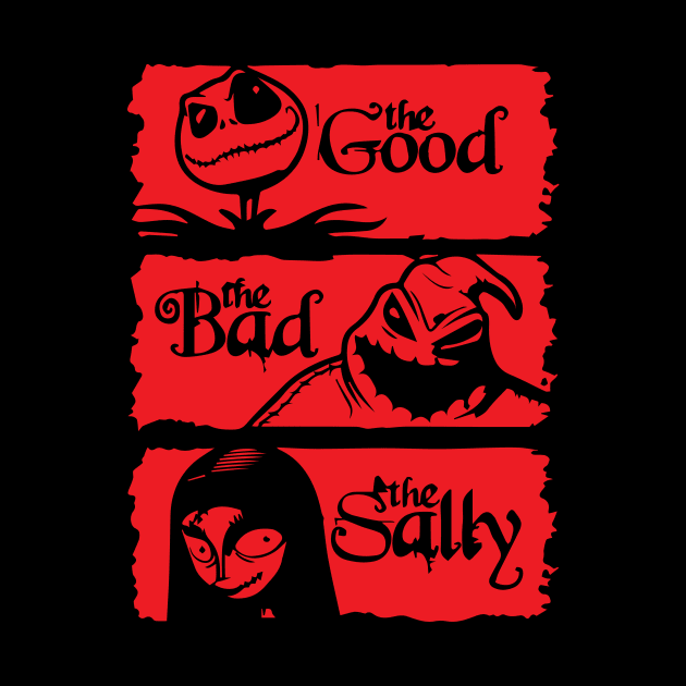 the good, the bad, the sally by horrorshirt