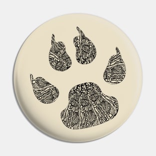 Pet paw Pin