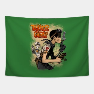 Tanker Girl Tapestry