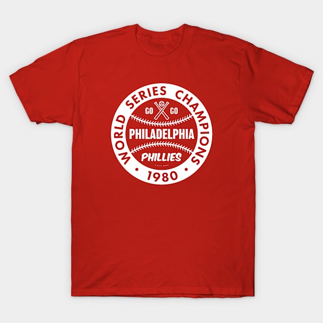 deadmansupplyco Philadelphia Phillies - 1980 World Series Champions T-Shirt