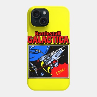 Battlestar Galactica Retro Comics Sticker Phone Case