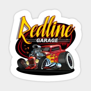 Redline Garage Magnet