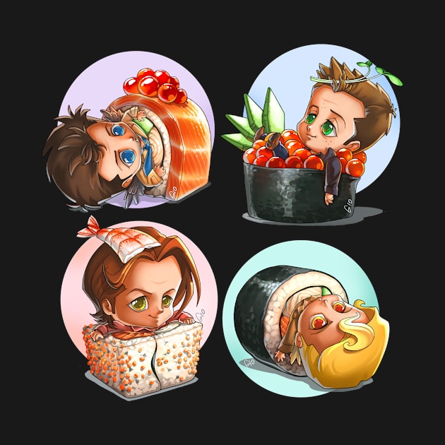 Team Free Will 2.0 Sushis by GioGui