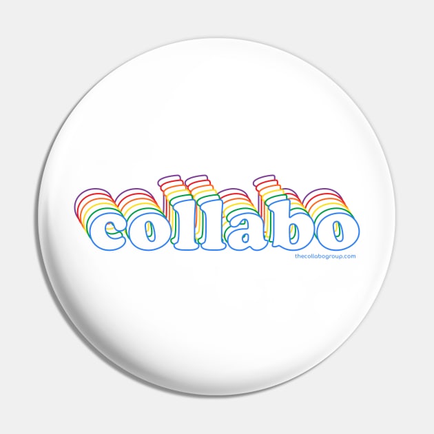 The Collabo Group Rainbow Pin by TheCollaboGroup