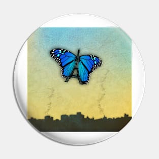 Paris' butterfly Pin