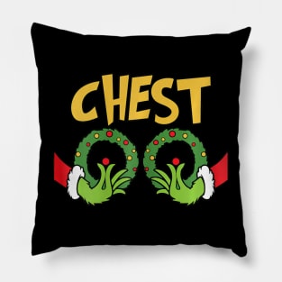 Funny Matching Chestnuts Couples Christmas Family Holiday Pillow