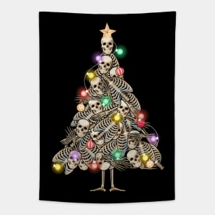 Weihnachtsbaum Skelett Tapestry